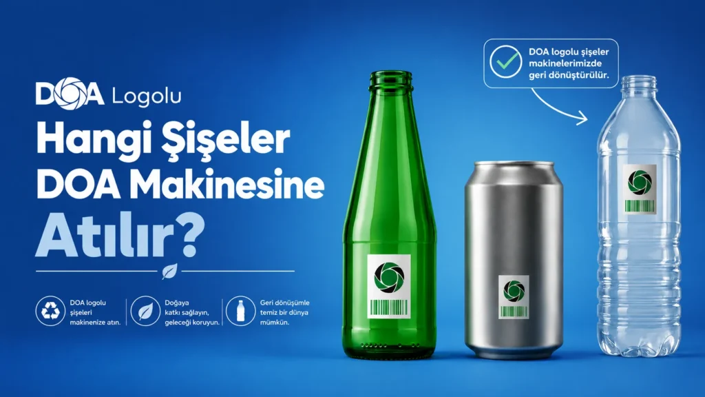 Hangi Şişeler DOA Makinesine Atılır? PET, Cam, Alüminyum Ambalaj Rehberi